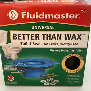 NEW FLUIDMASTER Universal Better Than Wax Toilet Seal Bundle of 2